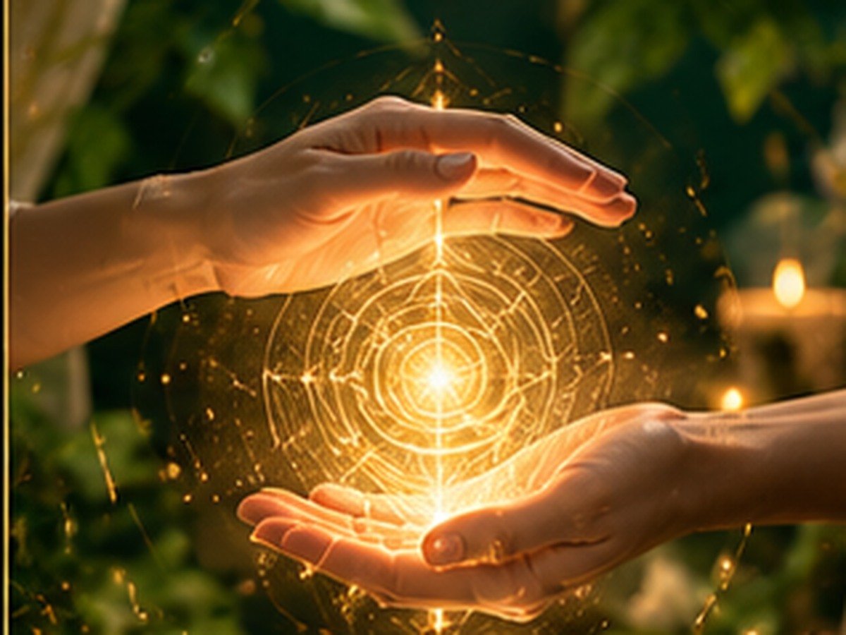 Atmospheric imagery for Money Reiki Grandmaster